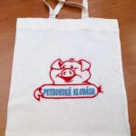 Platnena ručno vezena torba "PETROVSKÁ KLOBÁSA"