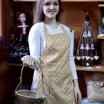 Ukrasna korpa od prirodnog kanapa